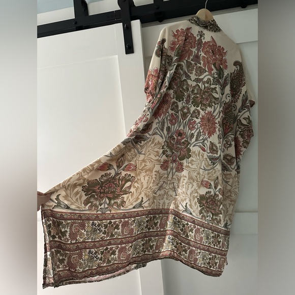 Anthropologie | Bl-nk Garden Kimono, sz L - Picture 5 of 7